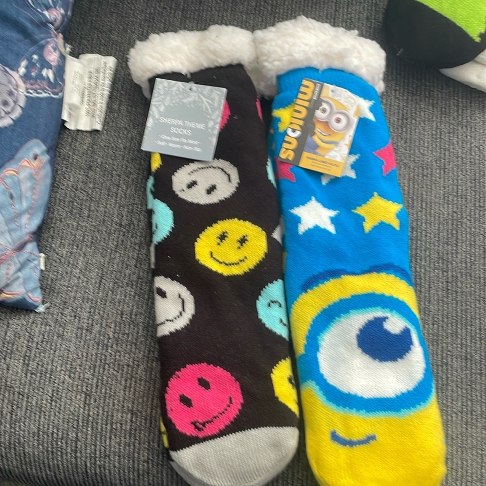 Sherpa lined socks